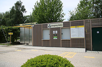 second entrance to the Tierwelt Herberstein