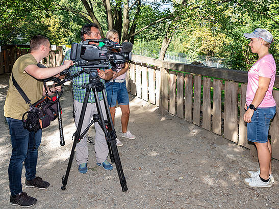 Interview mit Nicole Schmidhofer in der Tierwelt Herberstein