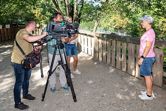 Interview mit Nicole Schmidhofer in der Tierwelt Herberstein
