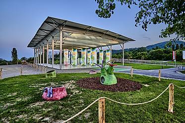 Mobiler Pavillon in der Tierwelt Herberstein (c) mavric