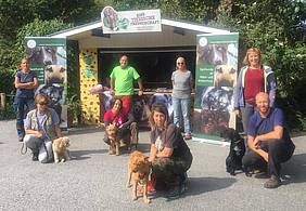 Naturschutzhunde in der Tierwelt Herberstein