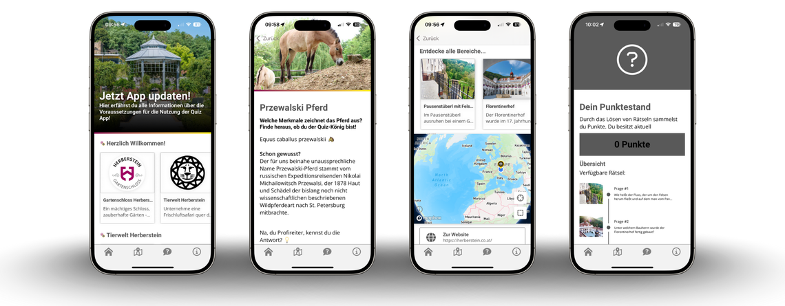 Herberstein App Mockup.