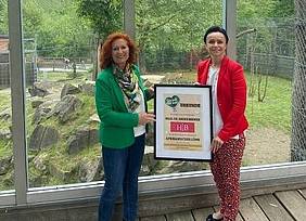 Patenschaftsübergabe mit Mag. Dr. Heike Berger und GF Doris Wolkner-Steinberger