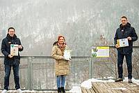 Doris Wolkner-Steinberger, Christoph Peschek und Zoran Barisic in der Tierwelt Herberstein (c) Daniel Widner / Red Ring Shots