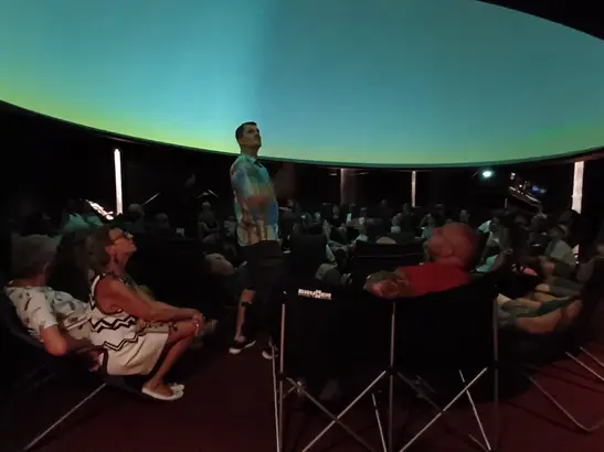 Neu auf der Afrikawiese: Terraplex 360 – Ihre Reise ins Universum