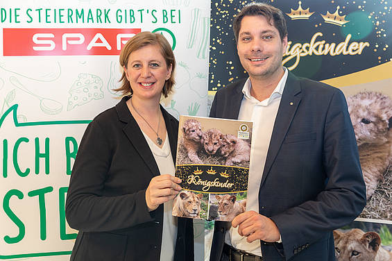 Pressekonferenz Löwenbabys Tierwelt Herberstein