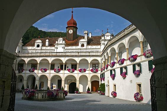 Gartenschloss Herberstein in der Tierwelt